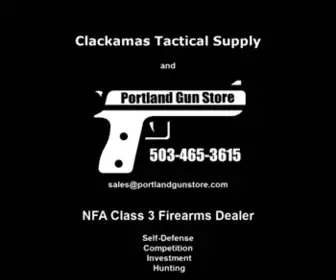 PortlandgunStore.com(Portland Gun Store) Screenshot