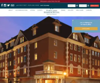 Portlandharborhotel.com(Portland Maine Hotels) Screenshot