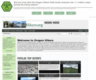Portlandhikers.org(Oregon Hikers) Screenshot