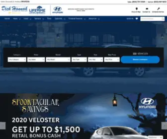 Portlandhyundai.com(Dick Hannah Hyundai of Portland) Screenshot