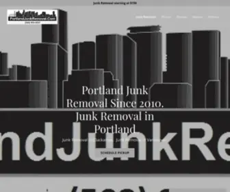 Portlandjunkremoval.com(Portland Junk Removal) Screenshot