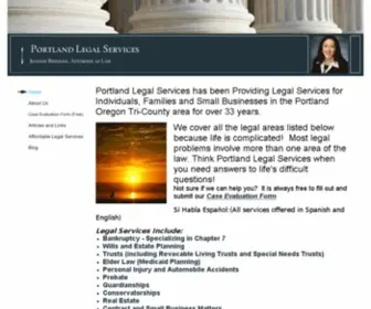 Portlandlegalservices.com(Affordable Legal Services) Screenshot