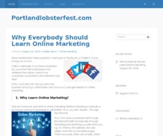 Portlandlobsterfest.com(瓒崇悆淇¤獕骞冲彴) Screenshot