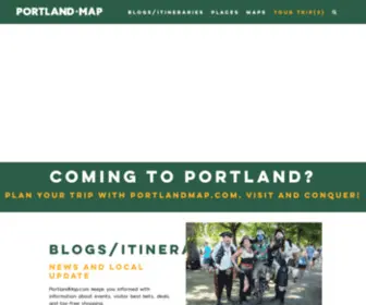 Portlandmap.com(Your source for great Portland places and stories) Screenshot