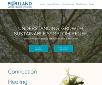 Portlandmh.com(Portland Mental Health & Wellness) Screenshot