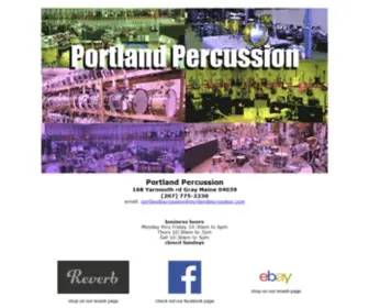 Portlandpercussion.com(Portland Percussion) Screenshot