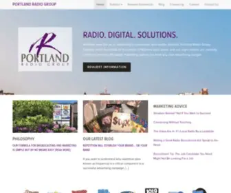 Portlandradiogroup.com(Home Page Portland Radio Group) Screenshot