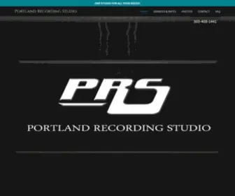 Portlandrecording.com(Portland Recording Studio) Screenshot