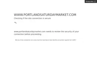 Portlandsaturdaymarket.com(Portland Saturday Market) Screenshot