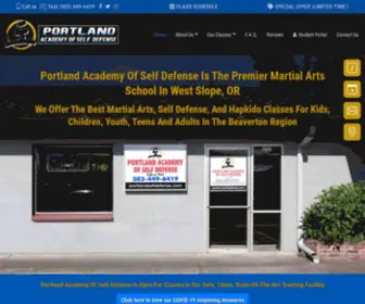 Portlandselfdefense.com(Self Defense) Screenshot