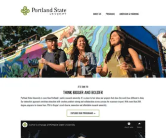 PortlandstateGlobal.com(It’s time to think bigger and bolder portland state university) Screenshot