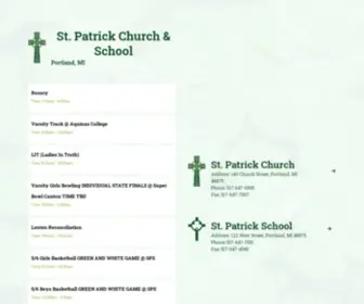 Portlandstpats.com(Portland, MI) Screenshot