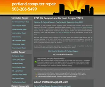 Portlandsupport.com(Veteran owned and operated since 2003 offering) Screenshot