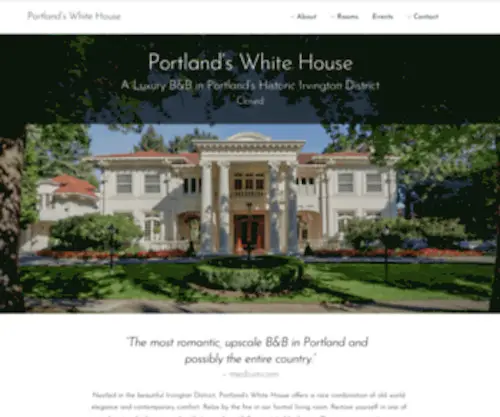 Portlandswhitehouse.com(Portlandswhitehouse) Screenshot