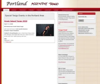 Portlandtango.com(Portland Tango) Screenshot