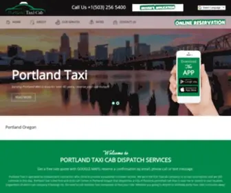 Portlandtaxi.net(Portland Taxi Cab) Screenshot