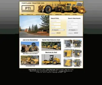 Portlandtractor.com(Portland Tractor) Screenshot