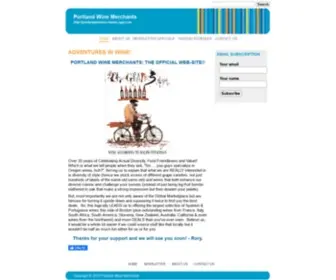 Portlandwinemerchants.com(Portland Wine Merchants) Screenshot