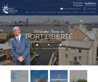 Portlibertecondos.com(Port Liberte Real Estate Provided By Paul Gulya Offering Access to Port Liberte Homes for Sale) Screenshot