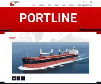 Portline-Bulk.com(PORTLINE Bulk International) Screenshot