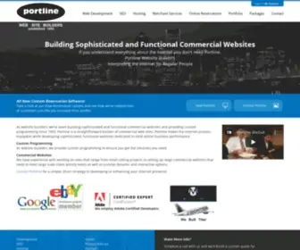 Portline.com(Portline Website Builders) Screenshot