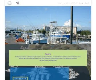 Portlucayamarina.com(Port Lucaya Marina) Screenshot