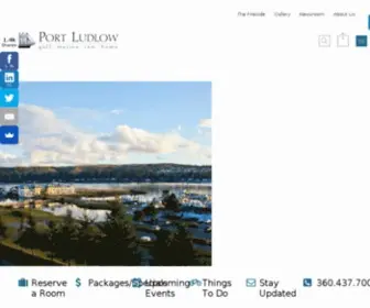 Portludlowresort.com(Port Ludlow Resort) Screenshot