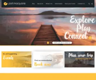 Portmacquarieinfo.com.au(Port Macquarie) Screenshot