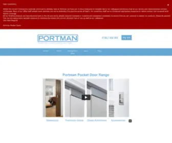 Portman-Pocketdoors.co.uk(Pocket door systems Sliding door gear) Screenshot