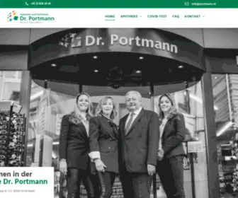 Portmann.ch(Apotheke Dr) Screenshot