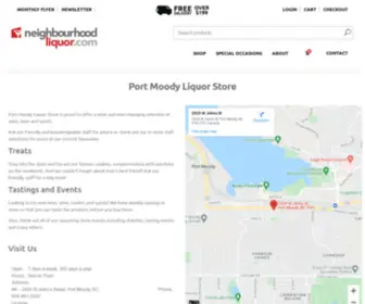 Portmoodyliquor.com(Port Moody Liquor Store) Screenshot