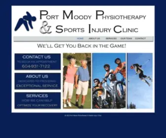 Portmoodyphysiotherapy.com(Port Moody Physiotherapy & Sports Injury Clinic) Screenshot