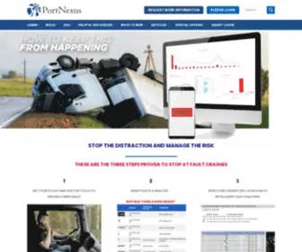 Portnexus.com(Mobile Technologies Reducing Driver Distraction) Screenshot