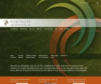 Portnoffonline.com(Portnoff Law Associates) Screenshot