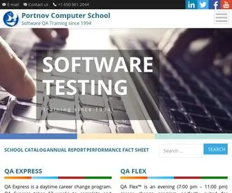 Portnov.com(Software Testing and Software QA Training classes in Bay Area) Screenshot