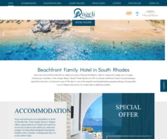 Portoangeli.com(Porto angeli beach resort hotel stegna beach archangelos rhodes greece) Screenshot