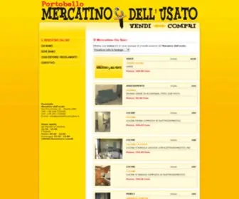 Portobellomercatino.it(Mercatino dell'usato on) Screenshot