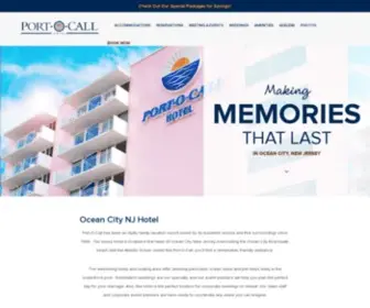 Portocallhotel.com(Ocean City Hotel) Screenshot