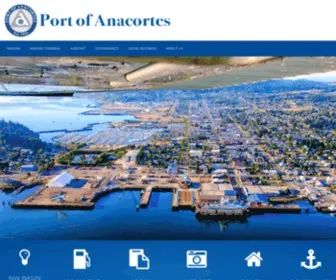 Portofanacortes.com(Port of Anacortes) Screenshot