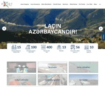 Portofbaku.com(Port Of Baku) Screenshot