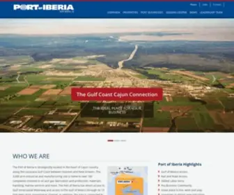 Portofiberia.com(The Port of Iberia) Screenshot