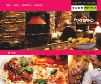 Portofinocoalfiredpizza.com(Portofino Coal Fired Pizza) Screenshot