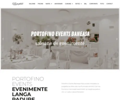 Portofinoeventsbaneasa.ro(Portofino Events Baneasa) Screenshot