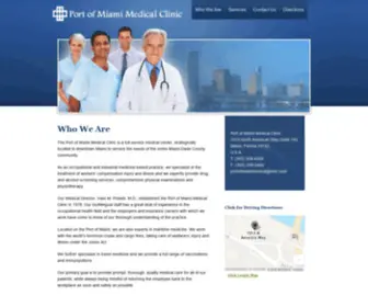 Portofmiamimedical.com(Port of Miami Medical) Screenshot