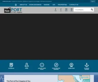 Portofpa.com(Port of Port Angeles) Screenshot