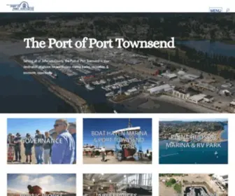 Portofpt.com(Port of Port Townsend) Screenshot