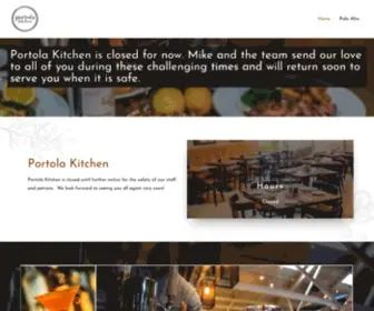 Portolakitchen.com(Portola Kitchen) Screenshot