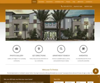 Portolaseniorapts.com(Apartments in Carlsbad) Screenshot