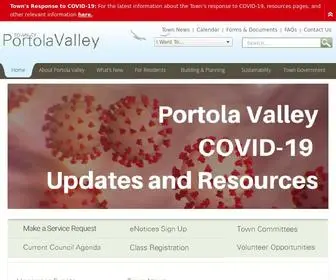 Portolavalley.net(Portola Valley) Screenshot