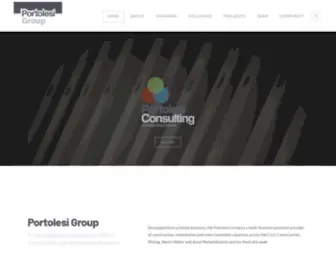 Portolesi.com.au(Solutions for the Construction Industry) Screenshot